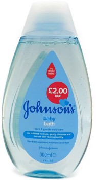 Johnsons-Baby-Bath-300ml on sale
