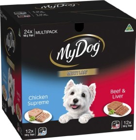 My-Dog-24-Pack-Dog-Food-Can-Chicken-Beef-100g on sale