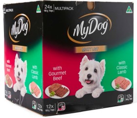 My-Dog-24-Pack-Dog-Food-Can-Beef-Lamb-100g on sale