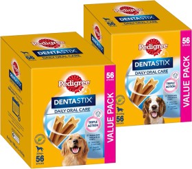 Pedigree-56-Pack-Dentastix-Large-or-Medium-Breed-Dog-Treats on sale