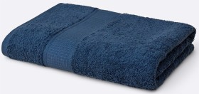 Openook-Large-Classic-Bath-Sheet-Dark-Blue on sale
