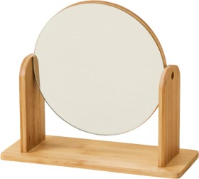 Openook-Two-Sided-Mirror-with-Magnifier-Bamboo on sale