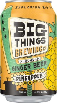Big-Things-Ginger-Beer-Pineapple-Cans-330mL on sale