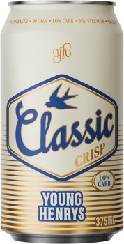 Young-Henrys-Classic-Crisp-Mid-Can-375mL on sale