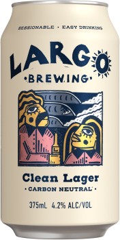 Largo-Clean-Lager-Cans-375mL on sale