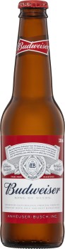Budweiser-Lager-Beer-Bottle-330mL on sale