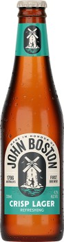John-Boston-Crisp-Lager-Bottle-330mL on sale