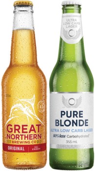 Great-Northern-Original-or-Pure-Blonde-Lager-24-Pack on sale