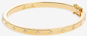 By-Charlotte-Live-in-Love-Hinged-Bracelet on sale