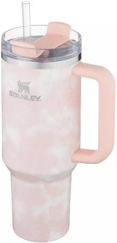 Stanley-Quencher-20-Tumbler-40oz-in-Peach-Tie-Dye on sale
