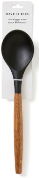 David-Jones-Collection-Alba-Silicone-Spoon-with-Acacia-Wood-Handle on sale