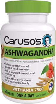 Carusos-Ashwagandha-Withania-7500-50-Tablets on sale