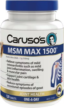 Carusos-MSM-Max-1500-120-Tablets on sale