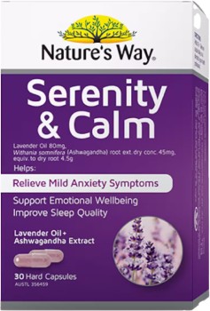 Natures-Way-Serenity-Calm-30-Capsules on sale