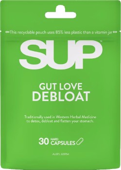 SUP-Gut-Love-Debloat-30-Capsules on sale