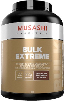 Musashi-Bulk-Extreme-Protein-Powder-Chocolate-Milkshake-2kg on sale