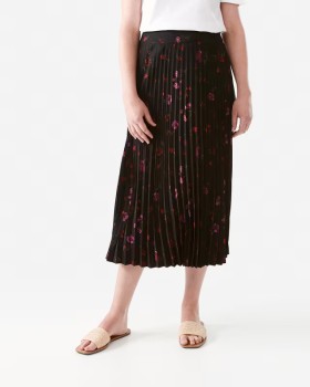 Pleated-Midi-Skirt on sale