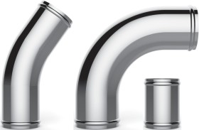 SAAS-Intercooler-Pipe-Polished-Alloy-Black-Stainless-Steel on sale