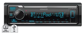 Kenwood-1DIN-200W-Dual-Bluetooth-Media-Receiver on sale