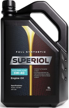 Superiol-Semi-Synthetic-Auto-Plus-A3B4-5W40-Engine-Oil-5L on sale