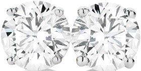 9ct-White-Gold-Diamond-Stud-Earrings on sale