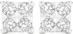 9ct-White-Gold-Diamond-Square-Look-Stud-Earrings on sale