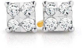9ct-Yellow-Gold-Diamond-Square-Look-Stud-Earrings on sale