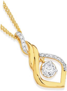 Alora-10ct-Gold-13-Carat-TW-Lab-Grown-Diamond-Twist-Top-Pendant on sale