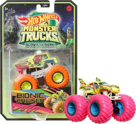 Hot-Wheels-Assorted-Monster-Trucks-Glow-in-the-Dark-Diecast-164-Scale-Trucks on sale