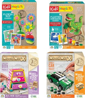 Colorific-Assorted-Kids-Project-or-Woodworx-Craft-Kits on sale