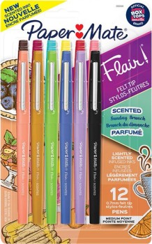 Paper-Mate-12-Pack-Flair-Scented-Felt-Tip-Pens on sale