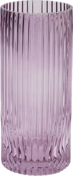 NEW-Openook-Purple-Glass-Vase-15cm on sale