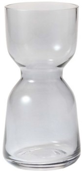 NEW-Openook-Grey-Glass-Vase-15cm on sale