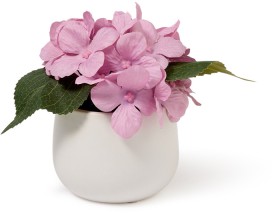 Openook-Small-Artificial-Hydrangea-in-Vase on sale