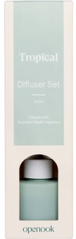 NEW-Openook-Matte-Scented-Single-Wick-Diffuser-Tropical on sale