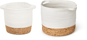 Openook-Rope-and-Water-Hyacinth-Baskets on sale