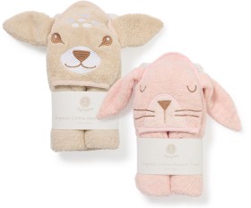 NEW-Dymples-Hooded-Towels-Containing-Organically-Grown-Cotton-Deer-or-Bunny on sale