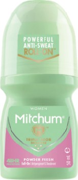 Mitchum-Roll-On-Deodorant-50mL-Powder-Fresh on sale