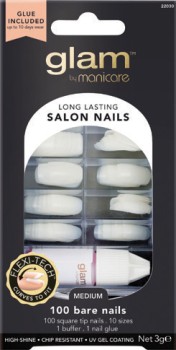 Manicare-Glam-Salon-Nails-100-Pack on sale