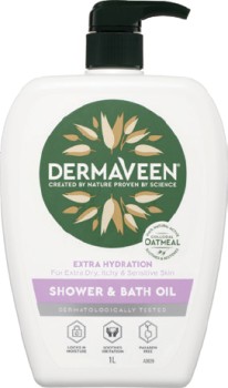 DermaVeen-Extra-Gentle-Shower-Bath-Oil-1L on sale