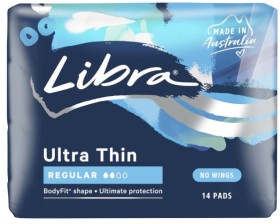 Libra-Ultra-Thin-Pads-Regular-14-Pack on sale