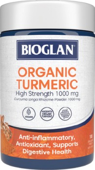 Bioglan-Organic-Turmeric-High-Strength-1000mg-100-Tablets on sale