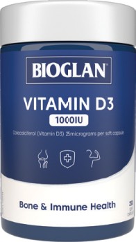 Bioglan-Vitamin-D3-1000IU-250-Capsules on sale