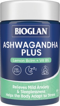 Bioglan-Ashwaganda-Plus-60-Tablets on sale