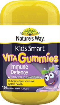 Natures-Way-Kids-Smart-Vita-Gummies-Immune-Defence-120-Pack on sale