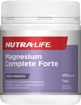 Nutra-Life-Magnesium-Complete-Forte-200-Capsules on sale