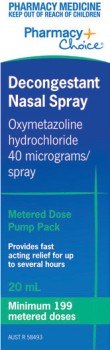 Pharmacy-Choice-Decongestant-Nasal-Spray-20mL on sale