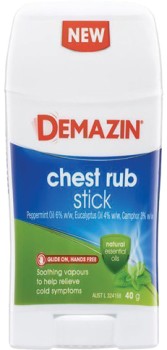 Demazin-Chest-Rub-Stick-40g on sale