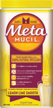 Metamucil-Fibre-Powder-Lemon-Lime-Smooth-114-Doses on sale