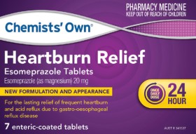 Chemists-Own-Heartburn-Relief-20mg-7-Tablets on sale